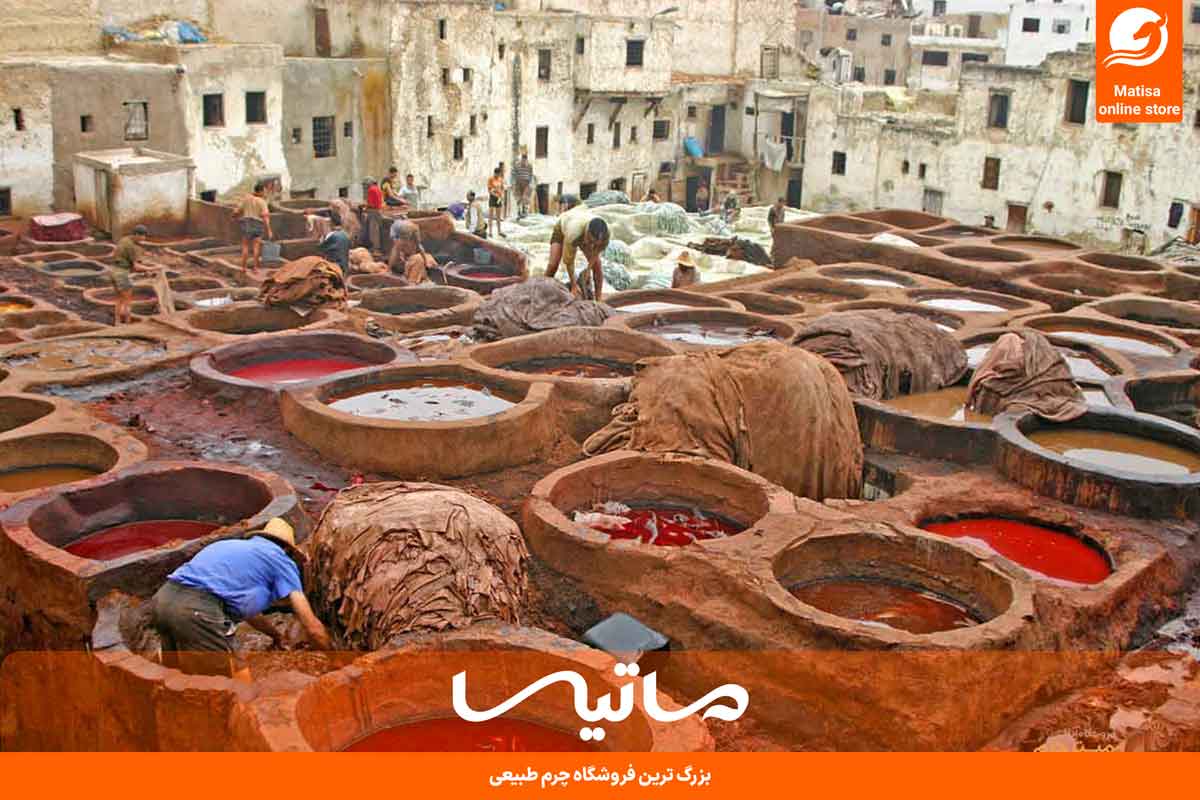 فرآیند دباغی چرم طبیعی